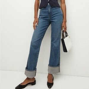 Veronica Beard Dylan cuffed Jean